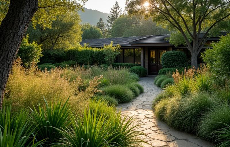 Garden with native California plants